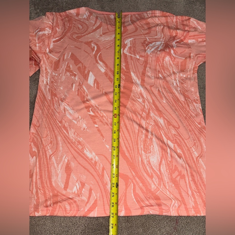 Uncover pink long-sleeved round-neck blouse, Size L - Picture 9 of 10